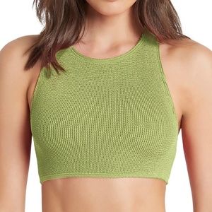 Bound Bone-Eye Sydney Citron Racer Back Bikini Crop Top